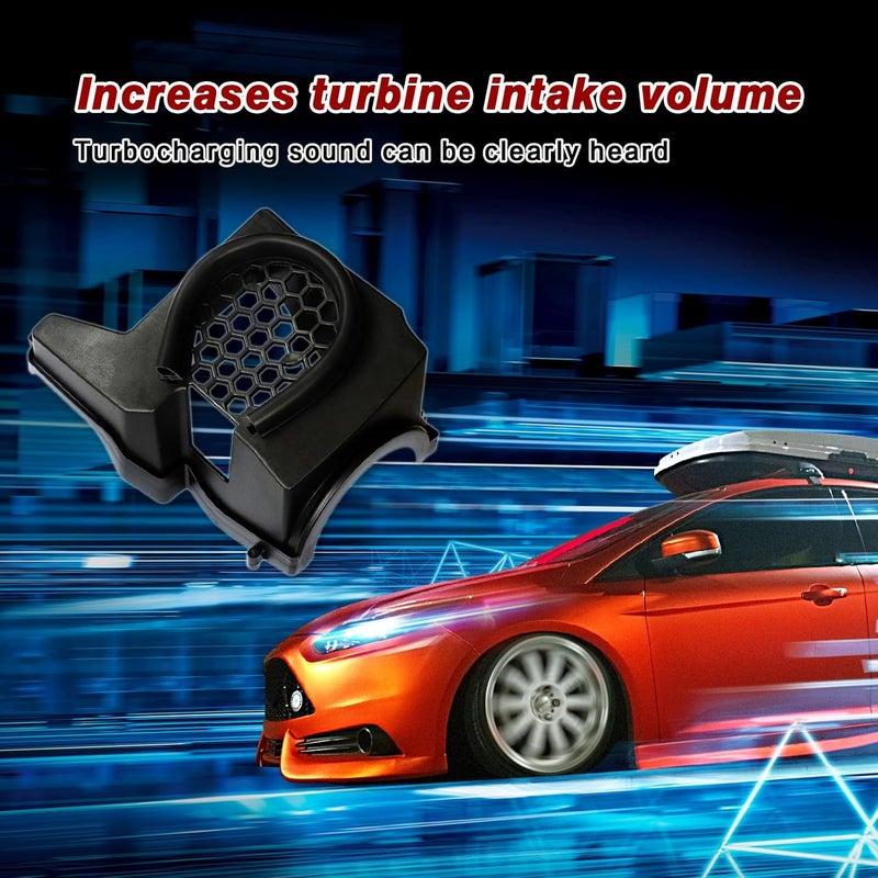 KNSPEC Air Intake Cover Compatible With 2012-2018 FOCUS ST MK3 Accessories, Air Intake Filter Cover,Intake cap Grille Hood Air Box Replacement - Image 4